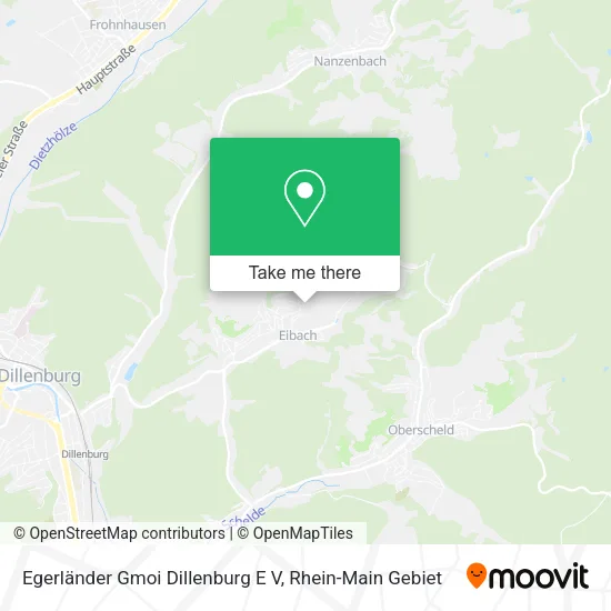 Карта Egerländer Gmoi Dillenburg E V