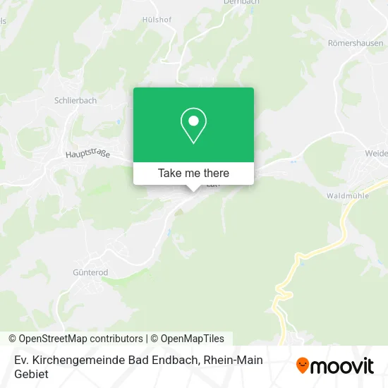Карта Ev. Kirchengemeinde Bad Endbach