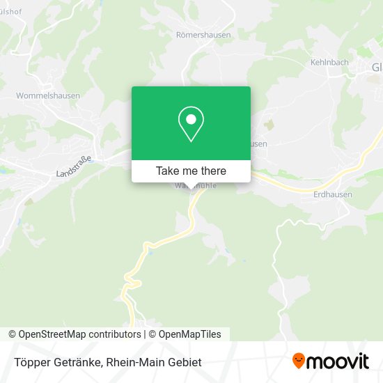 Карта Töpper Getränke