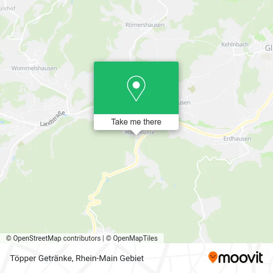 Карта Töpper Getränke