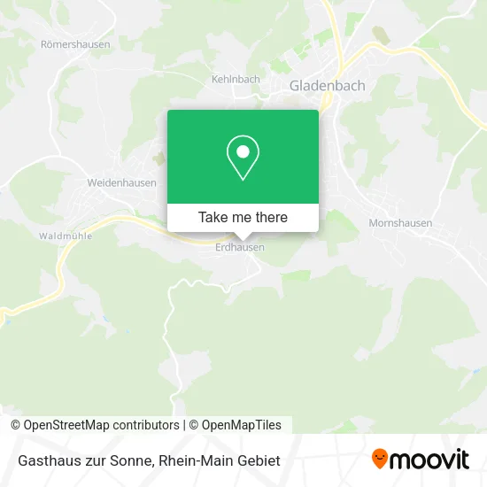 Карта Gasthaus zur Sonne