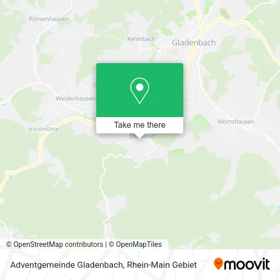 Карта Adventgemeinde Gladenbach