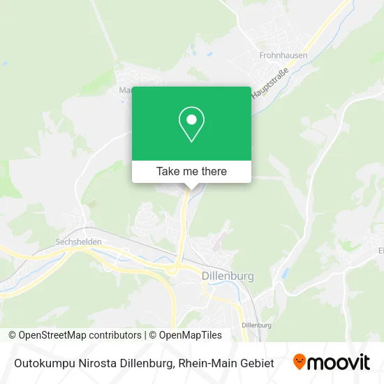 Карта Outokumpu Nirosta Dillenburg