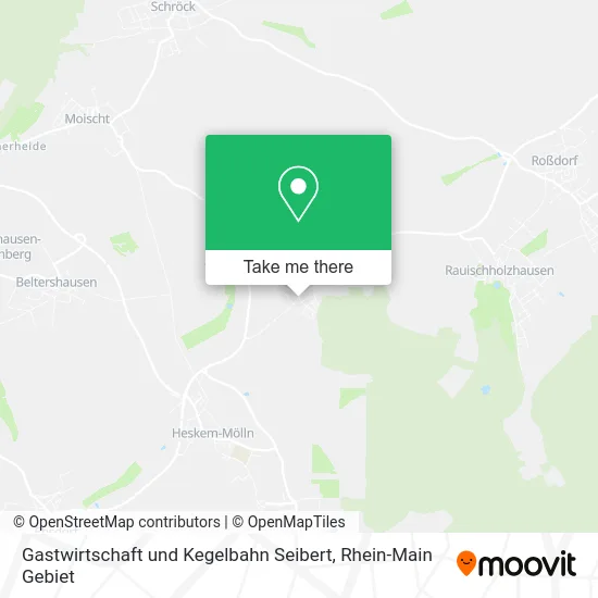 Карта Gastwirtschaft und Kegelbahn Seibert