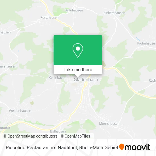 Карта Piccolino Restaurant im Nautilust