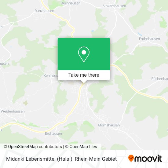 Карта Midanki Lebensmittel (Halal)