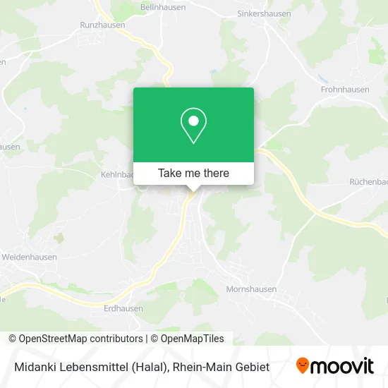 Карта Midanki Lebensmittel (Halal)
