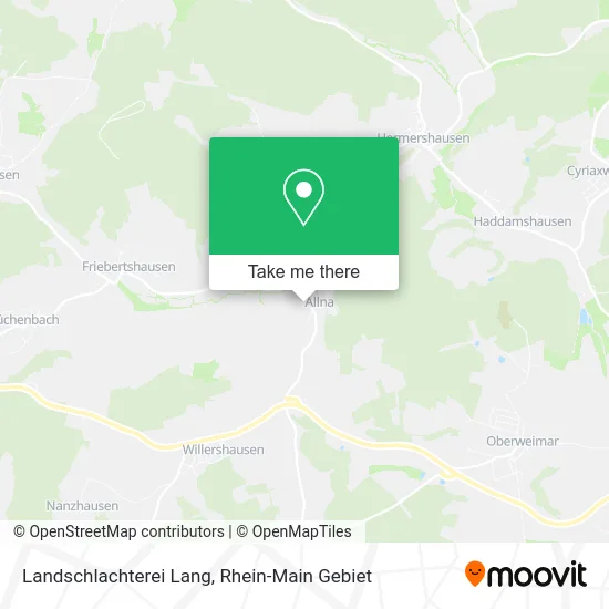 Карта Landschlachterei Lang