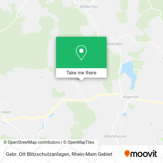 Карта Gebr. Ott Blitzschutzanlagen