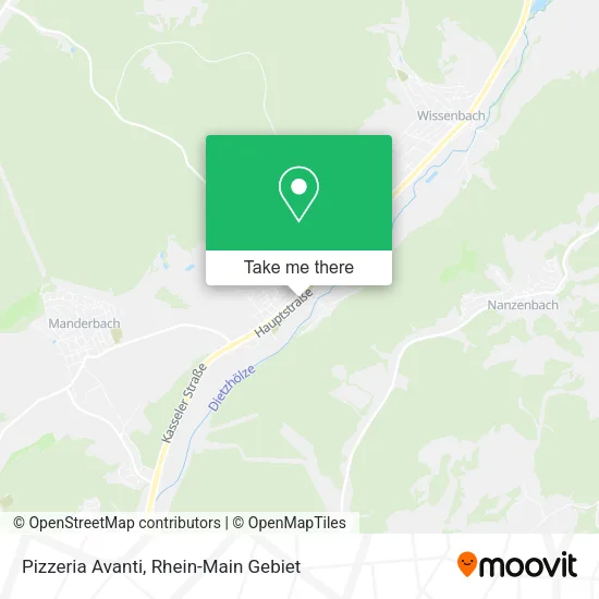 Карта Pizzeria Avanti