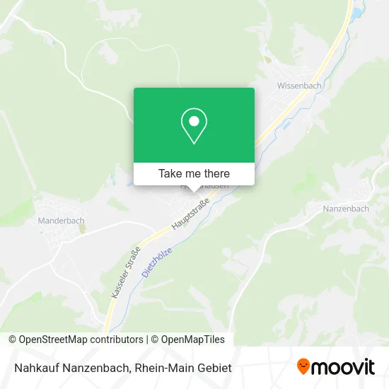 Карта Nahkauf Nanzenbach
