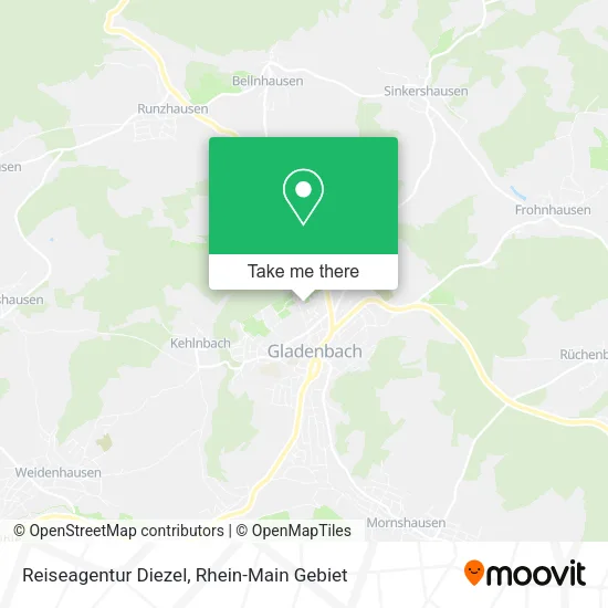 Карта Reiseagentur Diezel