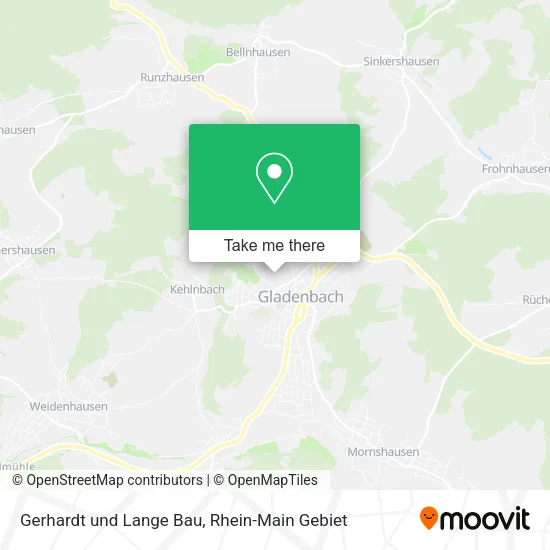 Карта Gerhardt und Lange Bau