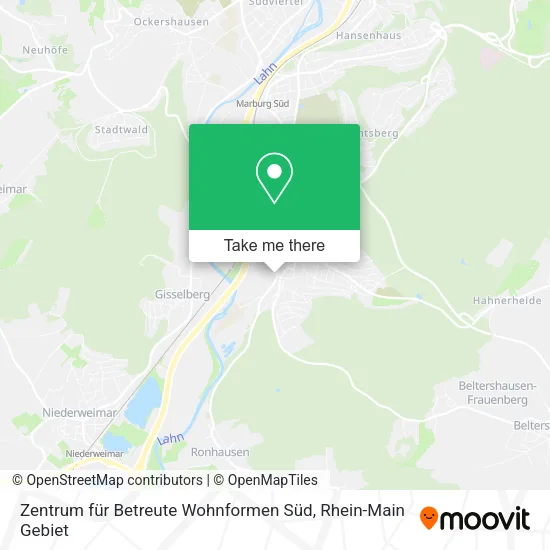 Карта Zentrum für Betreute Wohnformen Süd