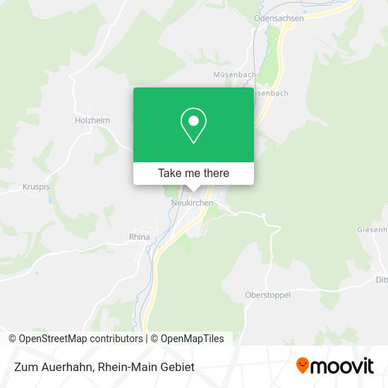 Карта Zum Auerhahn