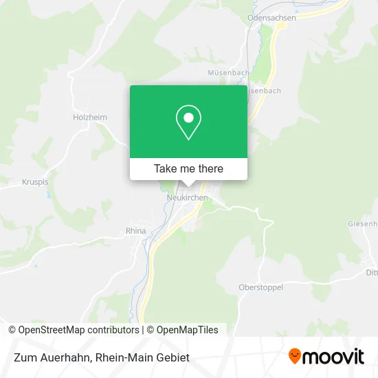 Карта Zum Auerhahn