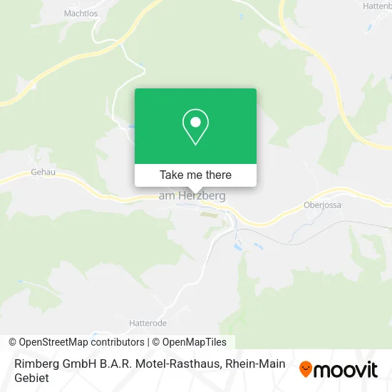 Карта Rimberg GmbH B.A.R. Motel-Rasthaus
