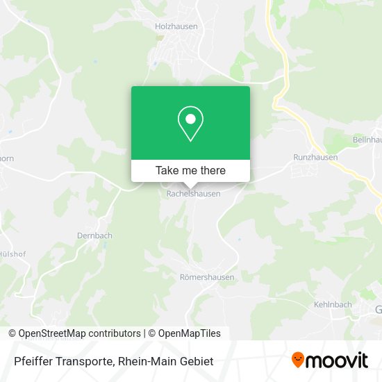 Карта Pfeiffer Transporte