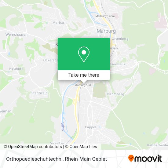 Карта Orthopaedieschuhtechni