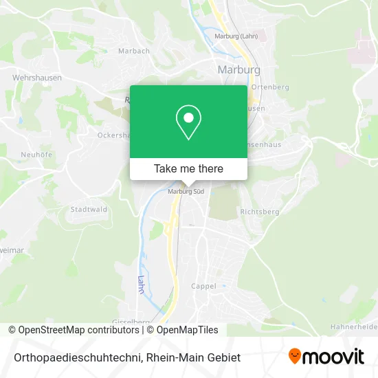 Карта Orthopaedieschuhtechni