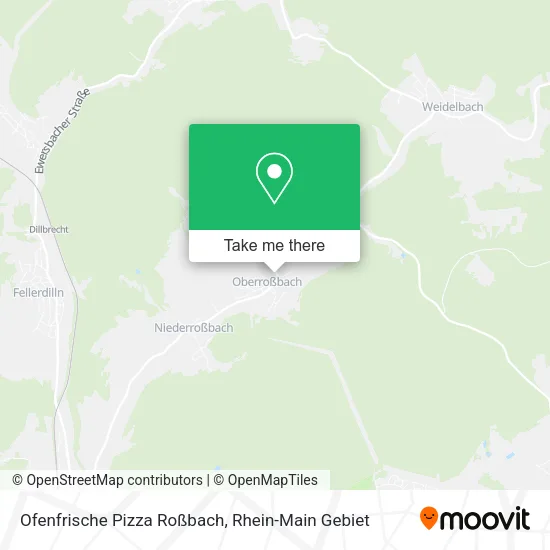 Карта Ofenfrische Pizza Roßbach