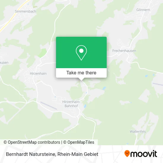 Карта Bernhardt Natursteine