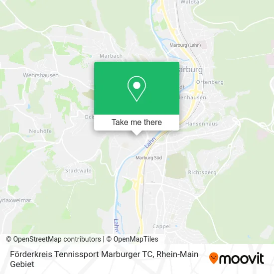 Карта Förderkreis Tennissport Marburger TC