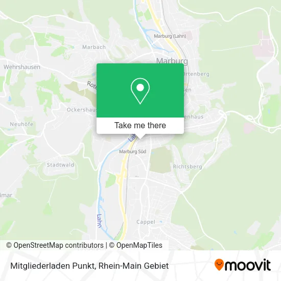Карта Mitgliederladen Punkt