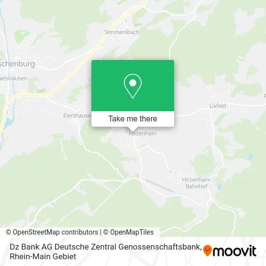 Карта Dz Bank AG Deutsche Zentral Genossenschaftsbank