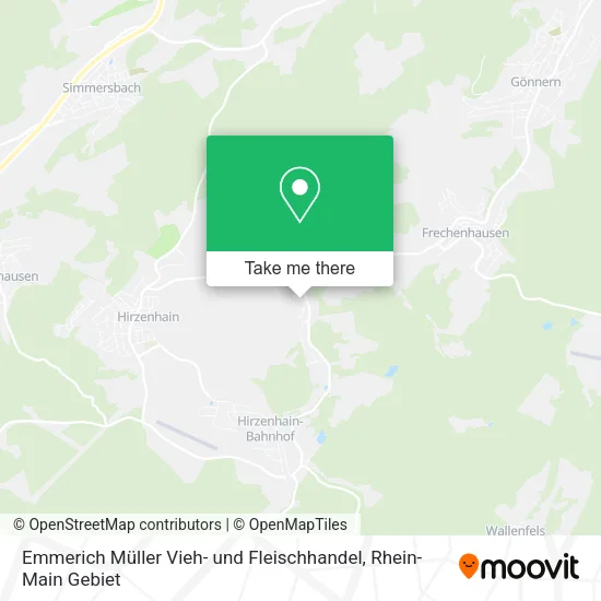 Карта Emmerich Müller Vieh- und Fleischhandel