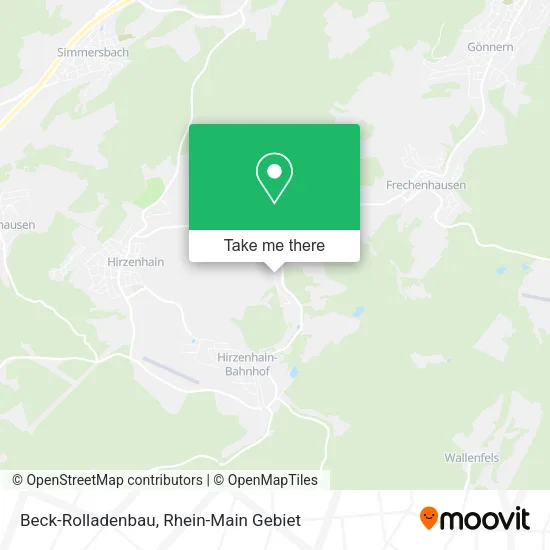 Карта Beck-Rolladenbau