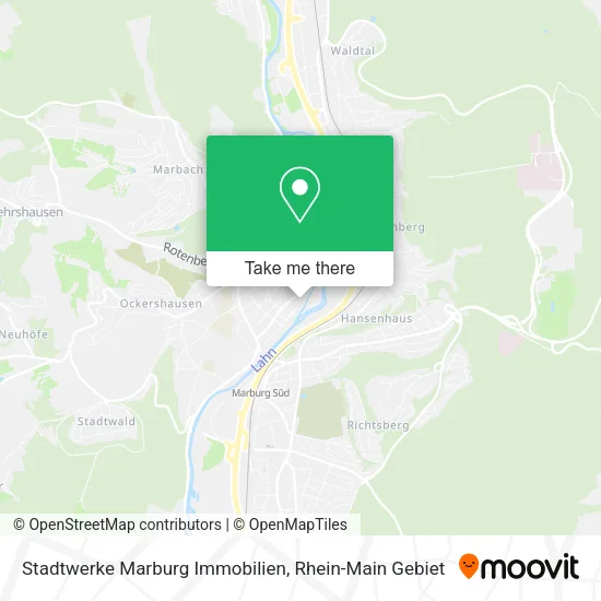 Карта Stadtwerke Marburg Immobilien
