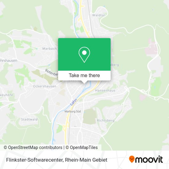 Карта Flinkster-Softwarecenter