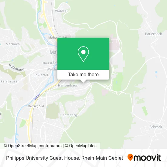 Карта Philipps University Guest House