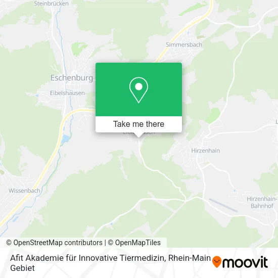 Карта Afit Akademie für Innovative Tiermedizin