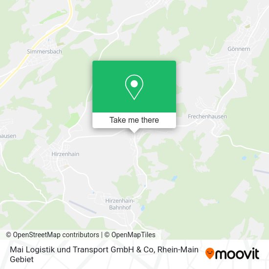 Карта Mai Logistik und Transport GmbH & Co