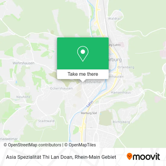 Карта Asia Spezialität Thi Lan Doan