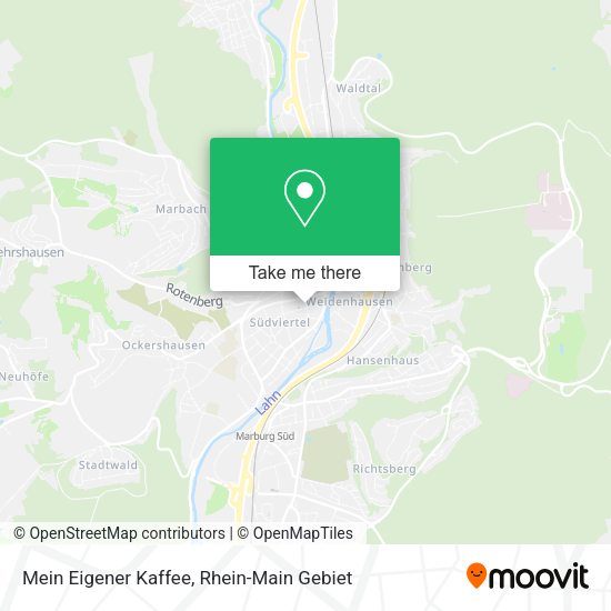 Карта Mein Eigener Kaffee