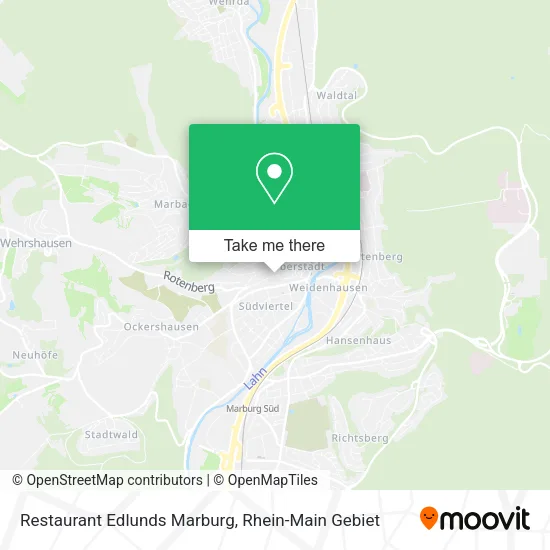 Карта Restaurant Edlunds Marburg
