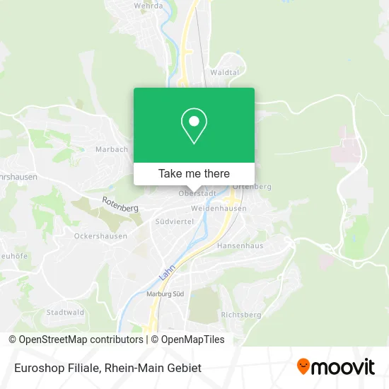 Карта Euroshop Filiale