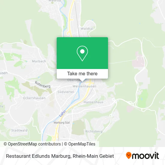 Карта Restaurant Edlunds Marburg