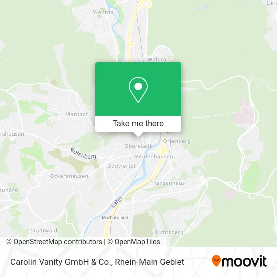 Карта Carolin Vanity GmbH & Co.