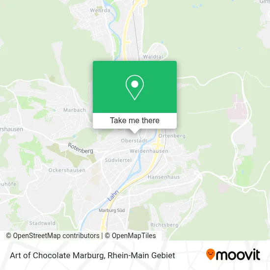 Art of Chocolate Marburg map