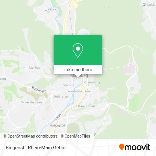 Карта Biegenstr