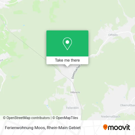 Карта Ferienwohnung Moos