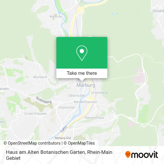 Карта Haus am Alten Botanischen Garten