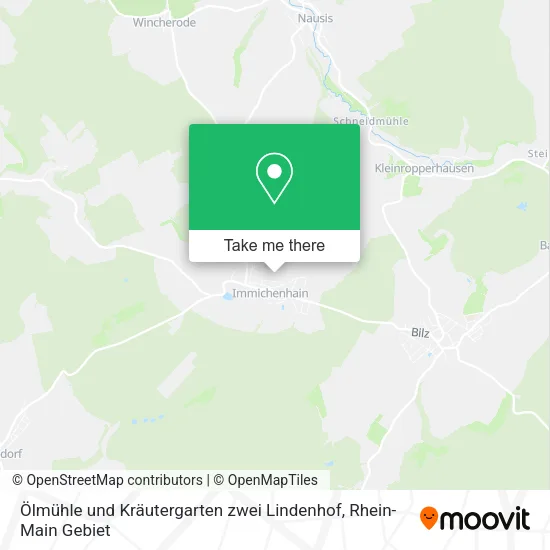Карта Ölmühle und Kräutergarten zwei Lindenhof