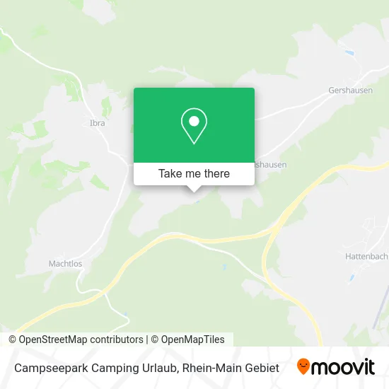Карта Campseepark Camping Urlaub