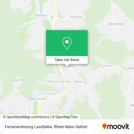 Карта Ferienwohnung Landliebe