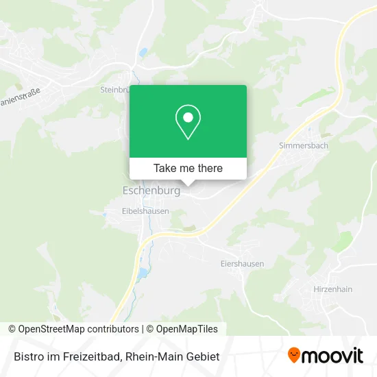 Карта Bistro im Freizeitbad